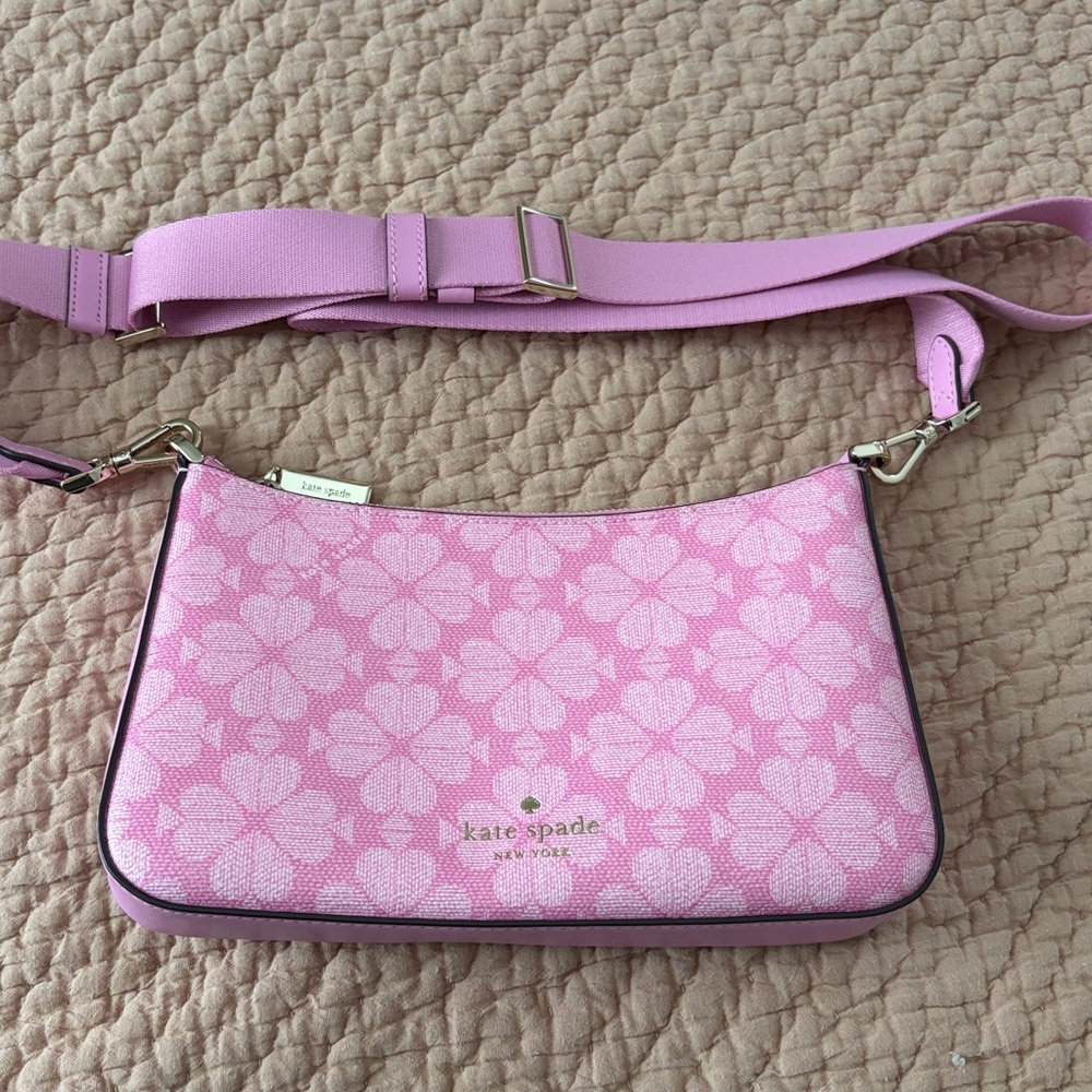 Kate Spade pink floral bag. - Picture 4 of 4